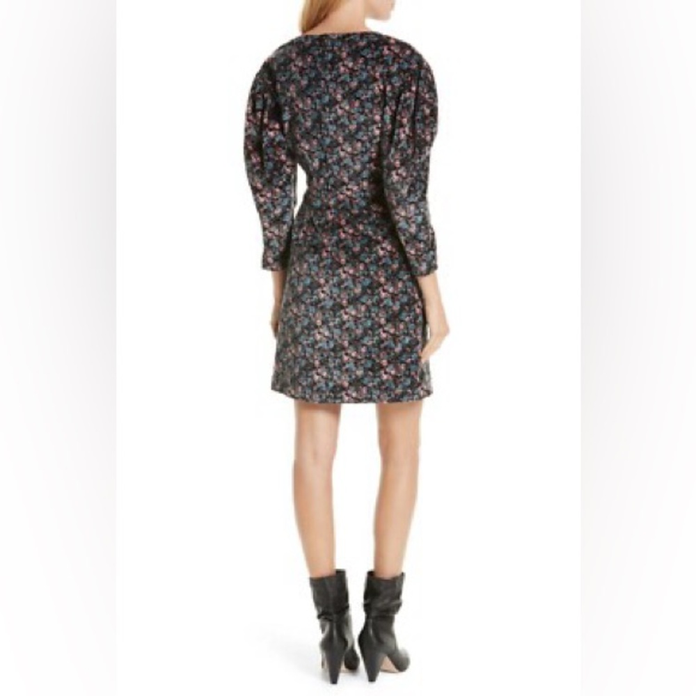 Rebecca Taylor Multicolor Floral Long Sleeve Dress